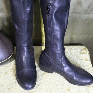 INC: Over The Knee black leather boots